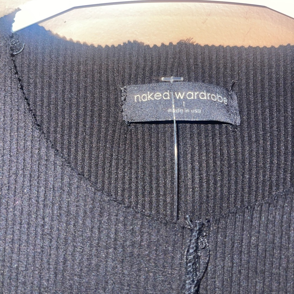 Naked Wardrobe black ribbed tank dress - Picture 4 of 10